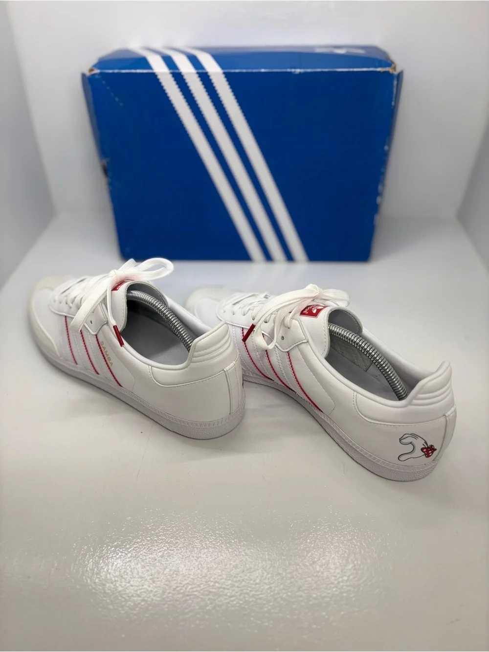 adidas Samba Vegan x Disney Minnie Mouse GY1890 Men’s 11 White Sneakers Box